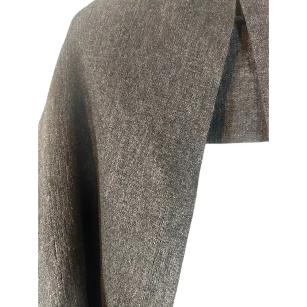 Lucky Brand Women’s Gray Dressy Tassel Trim Long Scarf